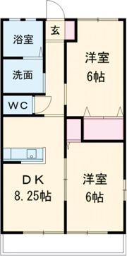 パークハイツIIの間取り画像