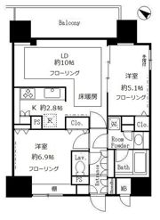 サンクレール荒川ブランガーデンの間取り画像