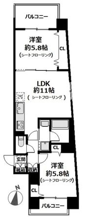 Portside Urban Residenceの間取り画像