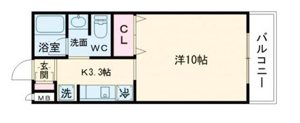 JRBハイツ矢野Ⅰ番館の間取り画像