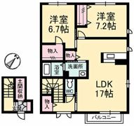 ノーブルウイングの間取り画像