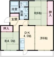 ドエルなかての間取り画像