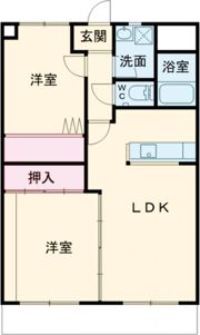シャルムメゾン柚木の間取り画像