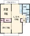 長田マンションの間取り画像
