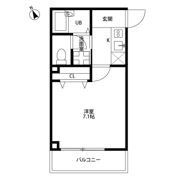 アンプルール フェール 寺谷の間取り画像