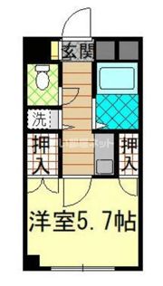 マンションハピネスの間取り画像