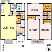 エスポアールⅠの間取り画像