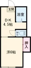 レジデンス古賀の間取り画像