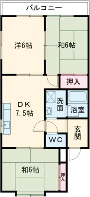 マンショングルンヴァルトの間取り画像