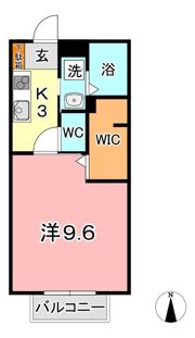 コーポワイスリーAの間取り画像
