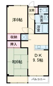 ロワール市川の間取り画像