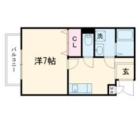 moon harp九品寺の間取り画像