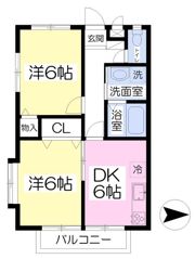ディセールひまわりの間取り画像