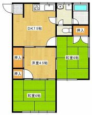 コーポ静の間取り画像