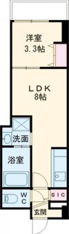 S-RESIDENCE白島broadの間取り画像