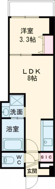 S-RESIDENCE白島broadの間取り画像