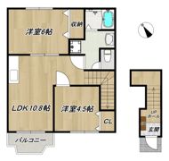 エテルネル生水Ⅲの間取り画像