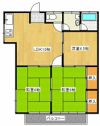 コーポ静の間取り画像