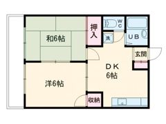 RICH1番館Aの間取り画像