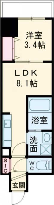 S-RESIDENCE白島broadの間取り画像