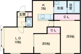 イーストAoiの間取り画像