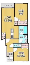 オラス平田の間取り画像