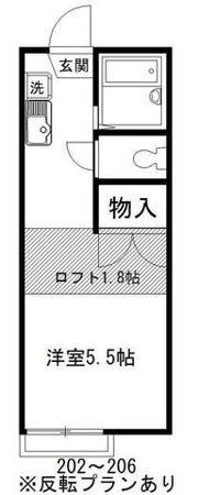 トーワの間取り画像
