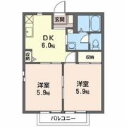 グリーンヒルズ Ⅱの間取り画像