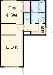 ディアス小舟 A棟の間取り画像