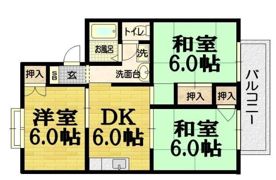 オレンジハイツ Aの間取り画像