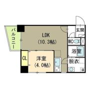 ブレイカーズ萬代の間取り画像