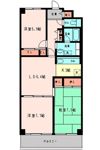 戸田第一スカイハイツの間取り画像