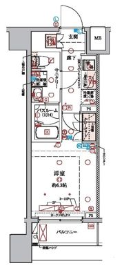 ラクラス横浜の間取り画像