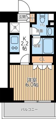 City Lux Tobeの間取り画像