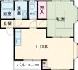 グリーンコーポの間取り画像
