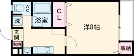 コーポさつきの間取り画像