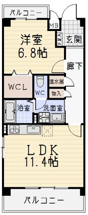 コースマスY．Mの間取り画像