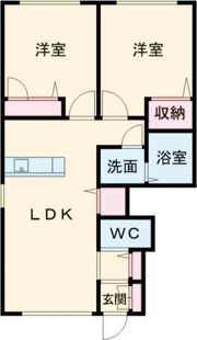 シエルヴィラⅡの間取り画像