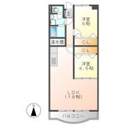 ベルセーヌ枝郷の間取り画像