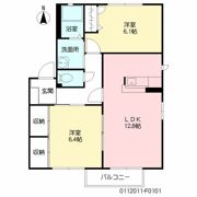 プランタン・蔵 F棟の間取り画像