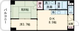 ライオンズマンション明石西新町第2の間取り画像