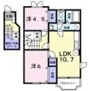 マスカットネオAの間取り画像