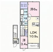 セレノ新町Ⅱの間取り画像
