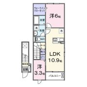 セレノ新町Ⅱの間取り画像