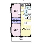 マンション リバーサイドの間取り画像