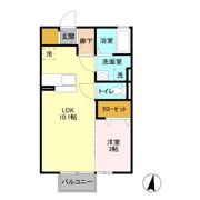 スカイブルー Eの間取り画像