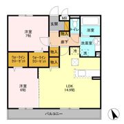 プランドールコートの間取り画像