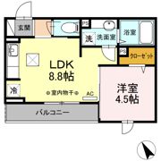 グランシャリオ（河辺）の間取り画像