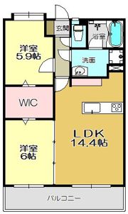 ニューガイア四季彩の丘C棟の間取り画像