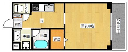 Cruyff Court(クライフコート）の間取り画像